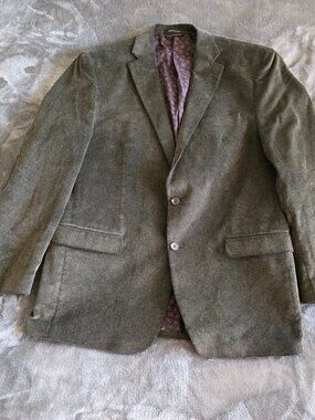 CHAPS Men’s Ralph Lauren Corduroy Blazer /Sport Coat Brown Sz 44 Long Classic